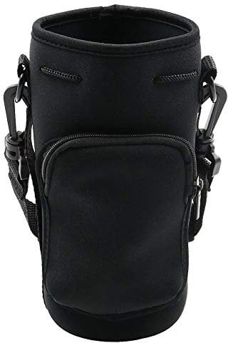 Wommty 20Oz Neoprene Insulated Water Drink Bottle Cooler Carrier Cover Sleeve Tote Bag with Carrying Handle and Adjustable Shoulder Strap for Climbing Cycling and Running Outdoor Activities (20 Oz)