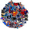 SetProducts Top Adesivi ! Lotto di 45 Piccoli Adesivi Superman e Batman - Fumetti di Finitura - Adesivi Non voluminosi HD - Bomb, Super Heros, Marvel - Personalizzazione, Scrapbooking, Bullet Journal