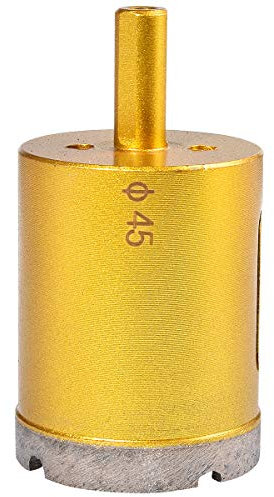 KATUR 45mm Dia Diamond Hole Saw Diamond Core Drill Bit, Masonry Hole Saw Porcelain Tile Hole Cutter for Marble, Glass, Slate, Ceramic, Granite, Quartz Gemstone