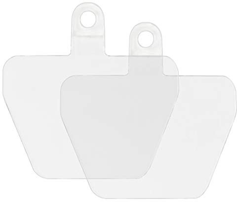 takyu 2er Set Ersatz Zubehör, Selbstklebende Einlagen Polyester Material Dünn, Leicht und Reißfest (Transparent)