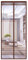 Isolant Thermique Isolation Porte 120x220CM, Rideau Phonique, Automatiquement Fermé Pliable, Rideau Thermique Isolant Anti Chaleur, pour Couloirs,Portes - D