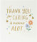 UK Greetings Dankeskarte für Ihn/Sie/Freund – Blumendesign