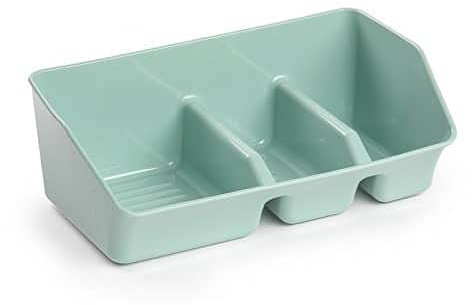 CABLEPELADO Estropajero Verde, Organizador Fregadero estropajero, Organizador de Fregadero, Guarda Estropajo de Cocina, Soporte para Fregadero Estropajo de Cocina, 3 en 1, Plástico, Verde