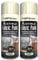 Classic Signature 2 x Flexible Fabric Ivory 200ml /1x Pair of Disposable Gloves, Spray Paint Leather Vinyl Textile Clothes Fast Drying by Swiss Signature