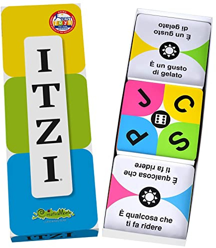 CreativaMente ITZI - Boxspiel: Lernspiel, Alphabet, Wort, Familie, 36+ Jahre, 6 Spieler, 2021