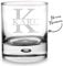 KDO MAGIC - Verre à Whisky personnalisé - Prénom ou Texte gravé - Marquage au Laser - Coffret Verre personnalisable - Cadeau fête des pères, Papa, noël, Homme, Retraite (Majuscule, 1 verre)