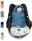 ULLENBOOM Einschlagdecke Babyschale, 100% OEKO-TEX Materialien, Blau-Wale (Made in EU) - Babydecke für Kindersitz oder Kinderwagen, kuschelige Decke für Babys, Ideal für Herbst und Winter