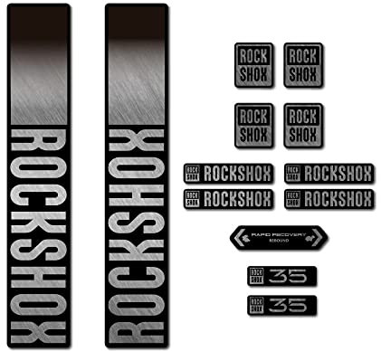 Adesivi compatibili con forcella bici Rock Shox 35 2021