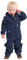 first instinct by killtec Jungen FIOW 35 MNS ONPC Softshell Overall mit Kapuze, dunkelblau, 86/92