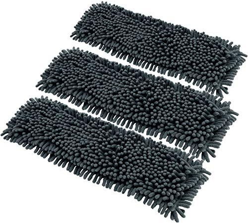 MASTERTOP 3 Pack Replacement Mop Heads Microfibre Refill for Flat Floor Mop B07RL5R16Q