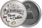 Badgmania Décapsuleur Magnet Aimant | Anniversaire 1 an de Mariage Noces de Coton | Diamètre 5.9cm | Anneaux Mariage | Ouvre Bouteille Réfrigérateur