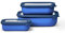 Set Multischüssel Cirqula rechteckig flach 3-teilig (500+1000+2000 ml) - Vivid blue
