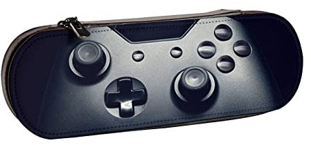 CARRDKDK Federmäppchen aus Leder mit Dampflokomotive-Zug, ästhetisches Federmäppchen für Jungen und Mädchen, kleines Federmäppchen, Organizer mit Reißverschluss, großes Fassungsvermögen für die