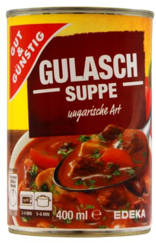 Gut & Günstig Gulasch-Suppe ungarische Art, 12er Pack (12 x 400ml)