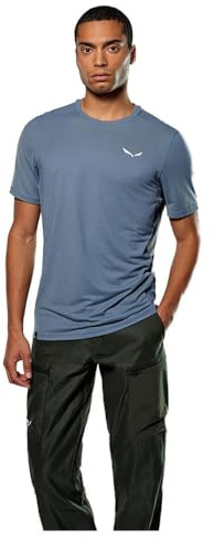 Salewa Puez Hybrid Dry T-Shirt Men, Java Blue, L