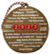 2023 Christmas Tree Bauble Decoration Walnut
