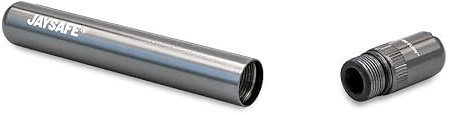 FIRE-FLOW™ JAYSAFE® – Premium Joint Holder Case in carbonio per tutte le dimensioni dei filtri, filtro ai carboni attivi, custodia in alluminio, tubo di metallo, inodore, impermeabile (carbonio)