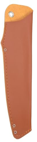 M METERXITY Leather Santoku Knife Sheath - Pocket Santoku Knife Sheath Folding Universal Knife Sheath, Apply to Kitchen Knife (11 Inch, Brown)
