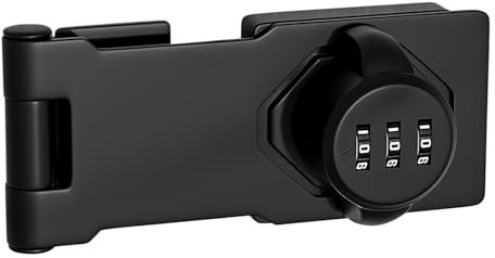 Kinberry Serrure de porte d'armoire en alliage de zinc de qualité supérieure pour armoires domestiques sécurisées avec mot de passe, serrure à loquet à combinaison, idéale pour les tiroirs de cuisine