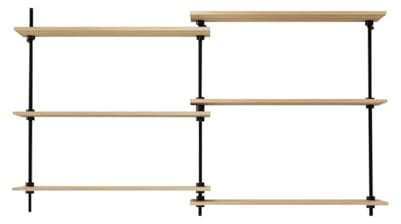 Master Regale DEKO Set: 2 Wandregale 185x85x17,5cm