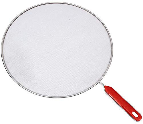 Hardys Kitchen 29cm Mesh Splatter Guard Screen Cover Oil Spit Frying Pan Lid Handle