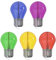 Ledvion - 6x E27 LED Lampe Farben, 1W, 2100K, 50 Lumen