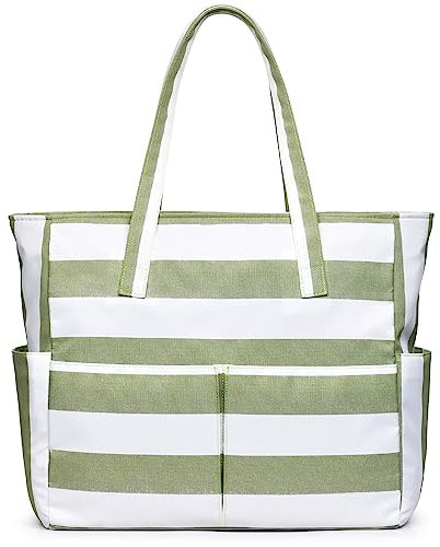 oscaurt Strandtasche Groß Tasche Shopper Tote Bag Damen Faltbare Reisetasche Wasserdichte Handtasche Umhängetasche Einkaufstasche Geschenke für Frauen Puffer Bag
