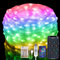 Electight 10M Striscia Luminosa RGB Smart IC Colorer per Natale, Smart Luci con 100 LEDs, IP65 Impermeabile, APP/Controllo Vocale per Interni ed Esterni, Feste, Camera da Letto, Batterie Incluse