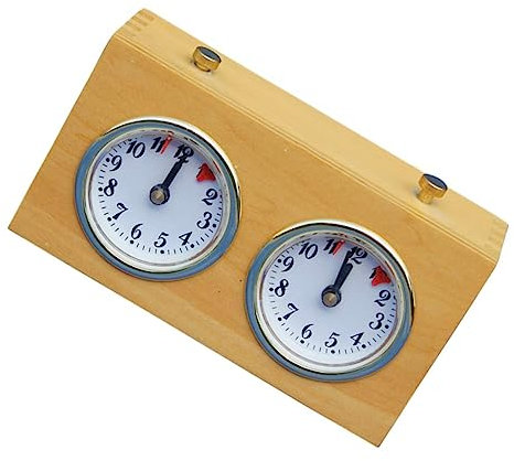 Gogogmee 1 Pc Timer Di Scacchi Timer Digitale Per Bambini Timer Per Giochi Da Tavolo Orologio Per Bambini Timer Dell'orologio Di Scacchi Cronometro Meccanico Da Corsa Timer Su Giù Di Legno