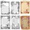 craspire ATC Rahmen Hintergrund Transparente Stempel Vintage Artist Trading Flowers Wiederverwendbare Transparente Silikonsiegel Stempel Für Tagebuch Und Kartengestaltung DIY Scrapbooking