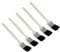 5 x Handelskönig Profi-Heizkörperpinsel 50 mm Eckpinsel Fassadenpinsel Langer Stiel (35 cm) Flachpinsel