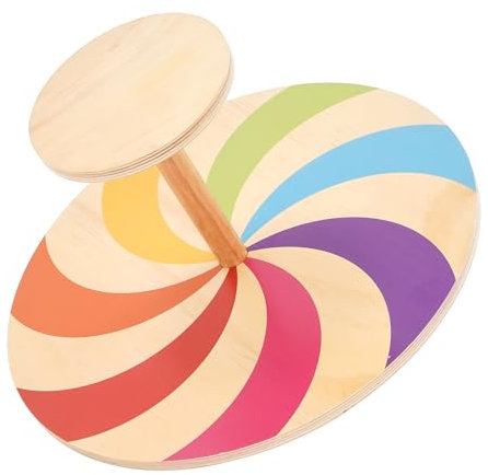 Carrousel Chaise pivotante en bois pour enfant Siège d'entraînement Sensory Balance Siège d'entraînement Grande chaise sensorielle Assise et rotation