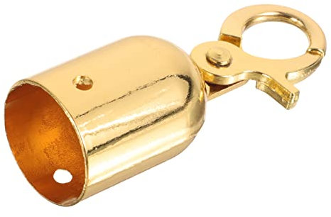 CATIEBYE Seil Endkappe Haken Metall Kordelstopper Pfosten Seil Endverschluss