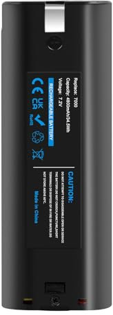 Awekamer 7,2V 4800mAh Ni-MH Sostituzione Batteria per Makita 7000 7002 7033 191679-9 632002-4 632003-2 192532-2 192695-4 6075D 6912D 3700D 9035D 4073D 4071D 4307D
