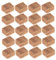 Kisangel 20pcs Outdoor Lighter Blocks Bbq Grill Brazier Fire Starter Logs Safe Friendly Ignition Tablets for Cooking Firelighter Heat Logs