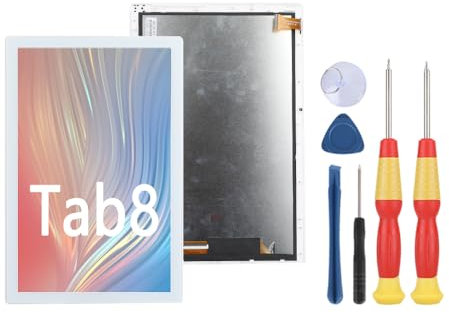 SiuVorZhi Display LCD compatibile con Blackview Tab 8 Display LCD Touch Screen Assembly Riparazione Parti di ricambio con strumenti.