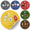 GALATIANS® Recycling Stickers for Bins | Bin Labels Waste and Recycle | Eco-Friendly Signs for Wheelie Bins