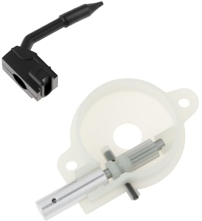 OTOTEC Pompa olio + tubo olio compatibile con motoseghe Husqvarna 36 41 136 137 141 142