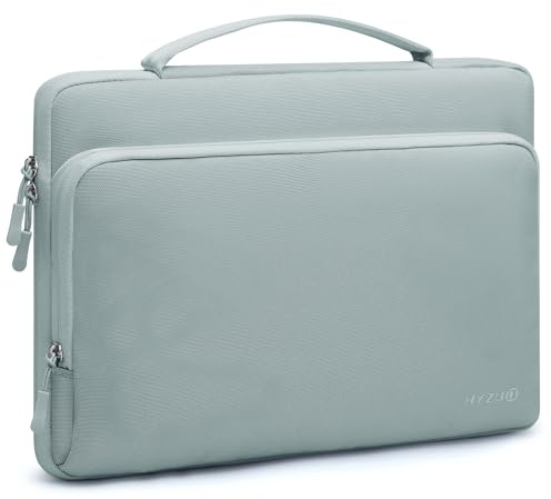 HYZUO 17-17,3 Pollici Borsa Custodie per PC Portatili, Blu Cenere | per 17 17,3 HP/Dell/Lenovo/ASUS/Acer/LG/MALLRACE/MSI Gaming Laptop/Razer Blade 17/18, Uomini Donne Borsa a Mano Valigetta