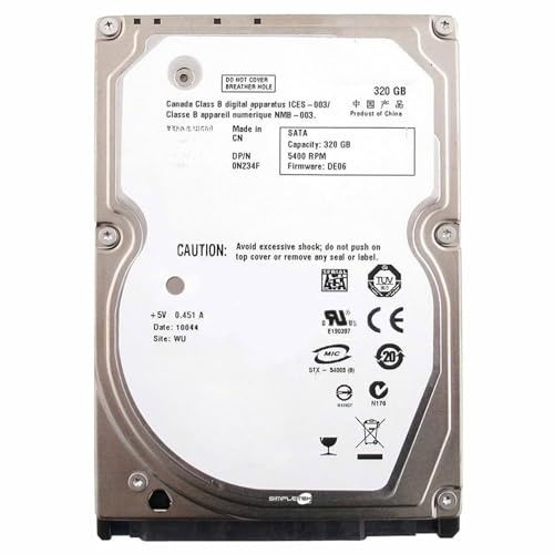SIMPLETEK - Disque dur interne 2,5 SATA 3 Gb/s 3 Go | 5 400 tr/min 8 Mo Cache | Pour ordinateur portable et console (reconditionné)