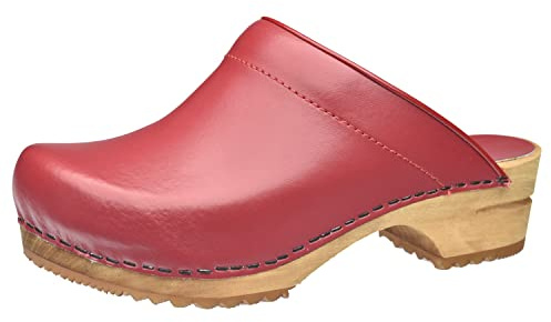 Sanita Lotte Open, Damen Clogs, Rot (Red 4), 38 EU (5 UK)