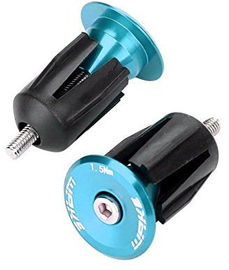 Fahrrad-Lenkerstecker mit Aluminiumlegierung, für Mountainbike, Rennrad, BMX (blau)