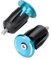 Fahrrad-Lenkerstecker mit Aluminiumlegierung, für Mountainbike, Rennrad, BMX (blau)