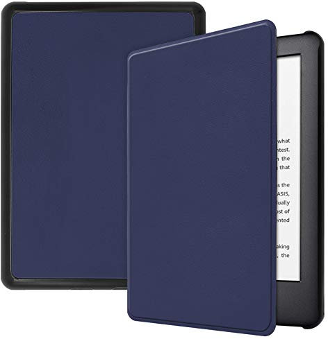 Lobwerk Case für Amazon Kindle 2019 (10. Generation) 6 Zoll Schutzhülle Tasche mit Standfunktion und Auto Sleep/Wake Funktion Blau