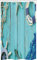 ABAKUHAUS Nautisch Schmaler Duschvorhang, Maritim Thema Anker Foto, Badezimmer Deko Set aus Stoff mit Haken, 120 x 180 cm, Türkis Marineblau