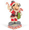 Disney Traditions Mickey Mouse with Candy Canes Figurine