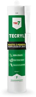 Tecryl Tec7 Malerspachtel, Kartusche, 310 ml