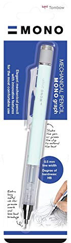 Tombow SH-MG64-BS, Druckbleistift MONO graph, Blister, minzgrün, 1 Stück (1er Pack)
