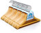 Homewit Baby Kleiderbügel aus Holz, 24 Kleiderbügel Kinder Baby aus Holz mit Steg, mit Kerben, 360°drehbarer Haken Kinderkleiderbügel aus Massivholz für Baby Kleinkind & Kinderkleidung - 30cm