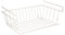 Cesta Bajo Estante Colgante Blanca 39x25x11cm.